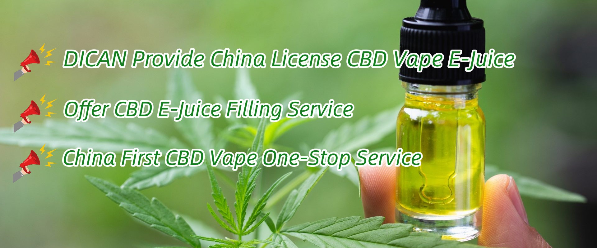 Proveedor de jugo electrónico CBD Vape