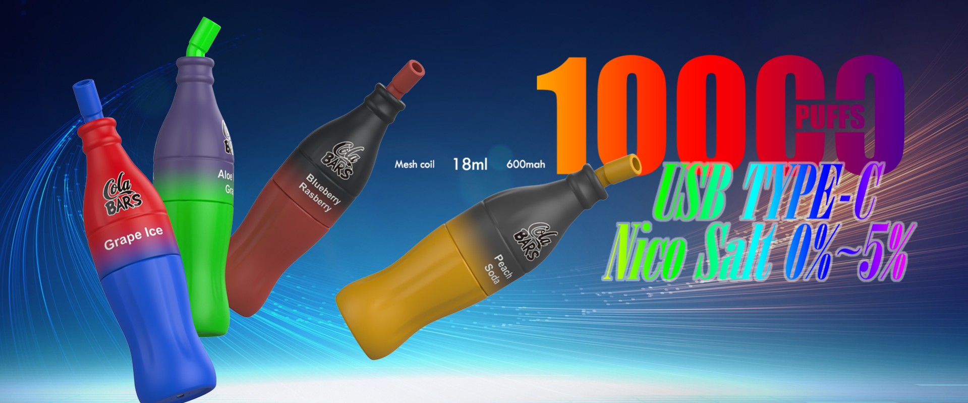 Desechables Vape Cola Bars 10000 Puffs