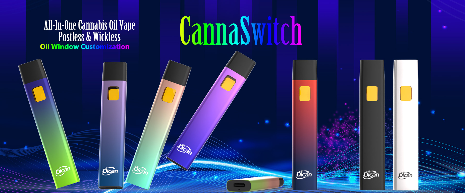 CannaSwitch, vaporizador de cannabis sin postes todo en uno