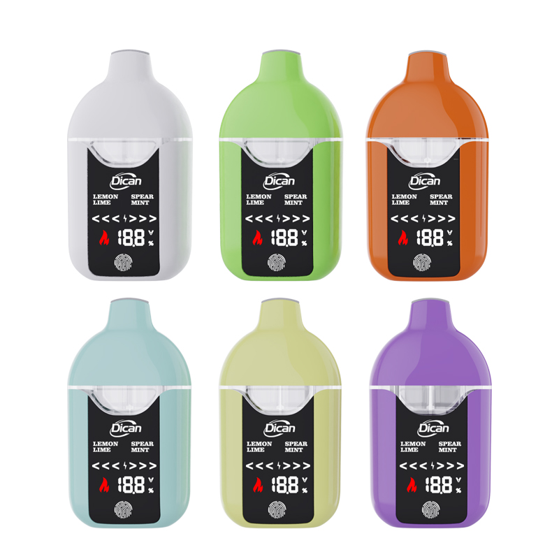 Introducción del dispositivo de vape desechable THC de doble tanque dual THC de Dican Vape
